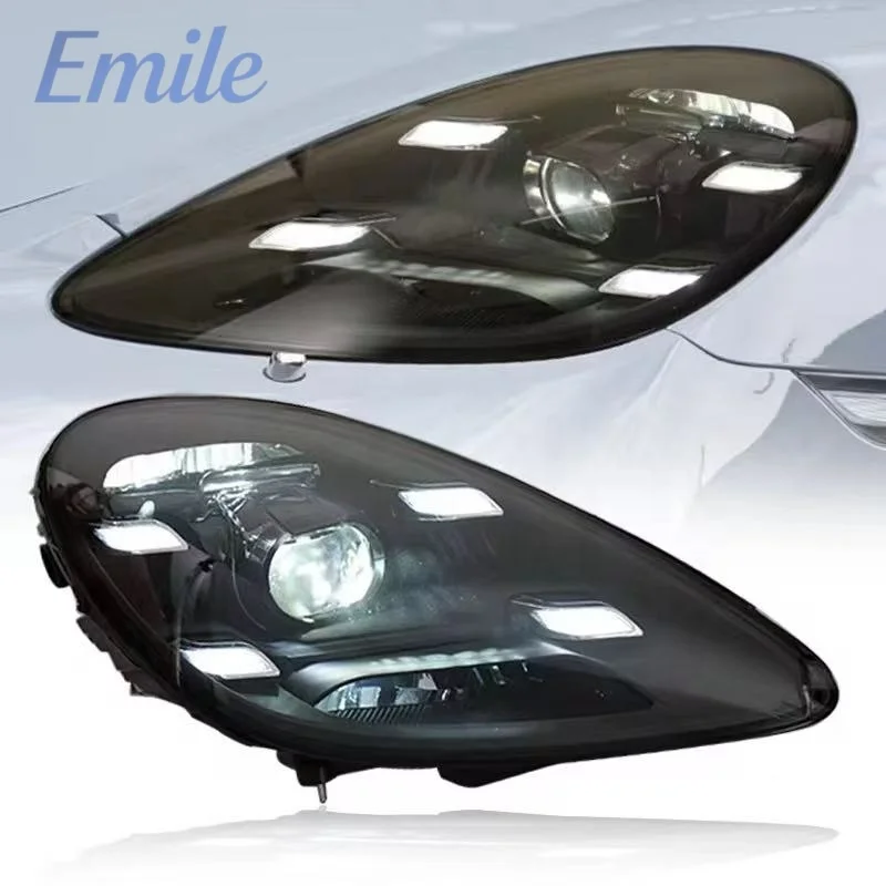 LED Head Lights 2016 2017 2018 2019 2020 2021 2022 2023 for  718 Boxster Headlight LED Matrix Front Lights