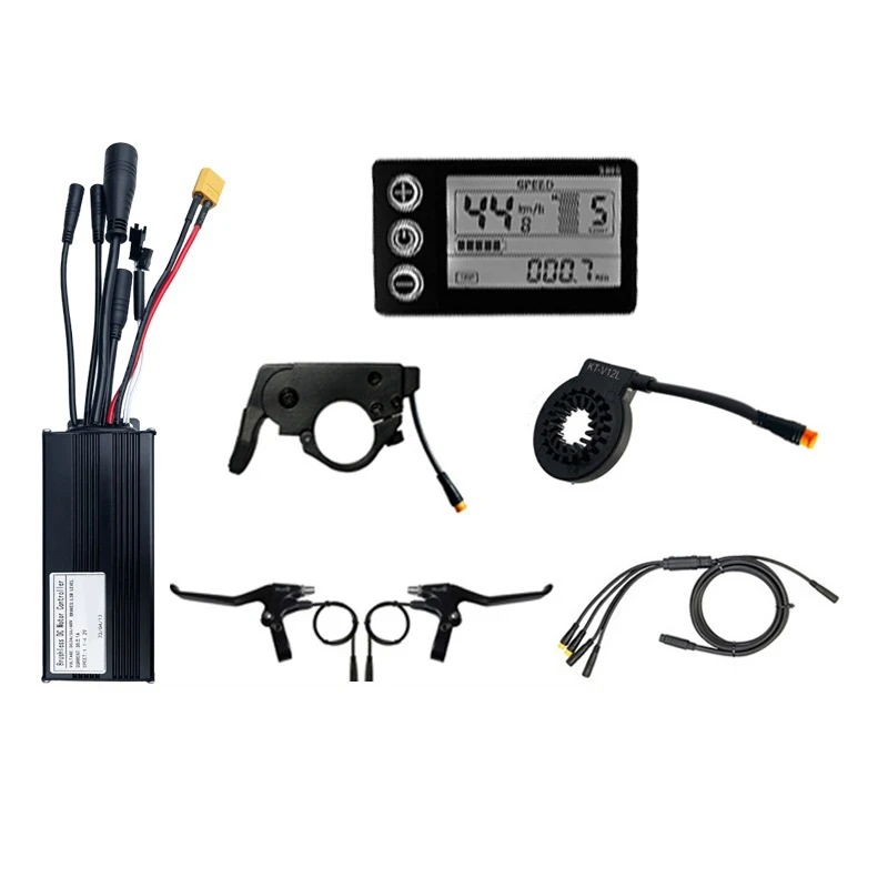 

30A 1000W Bicycle Lithium Battery Modification Accessories Three-Mode Fully Waterproof Small Kit As Shown S866 LCD Instrument