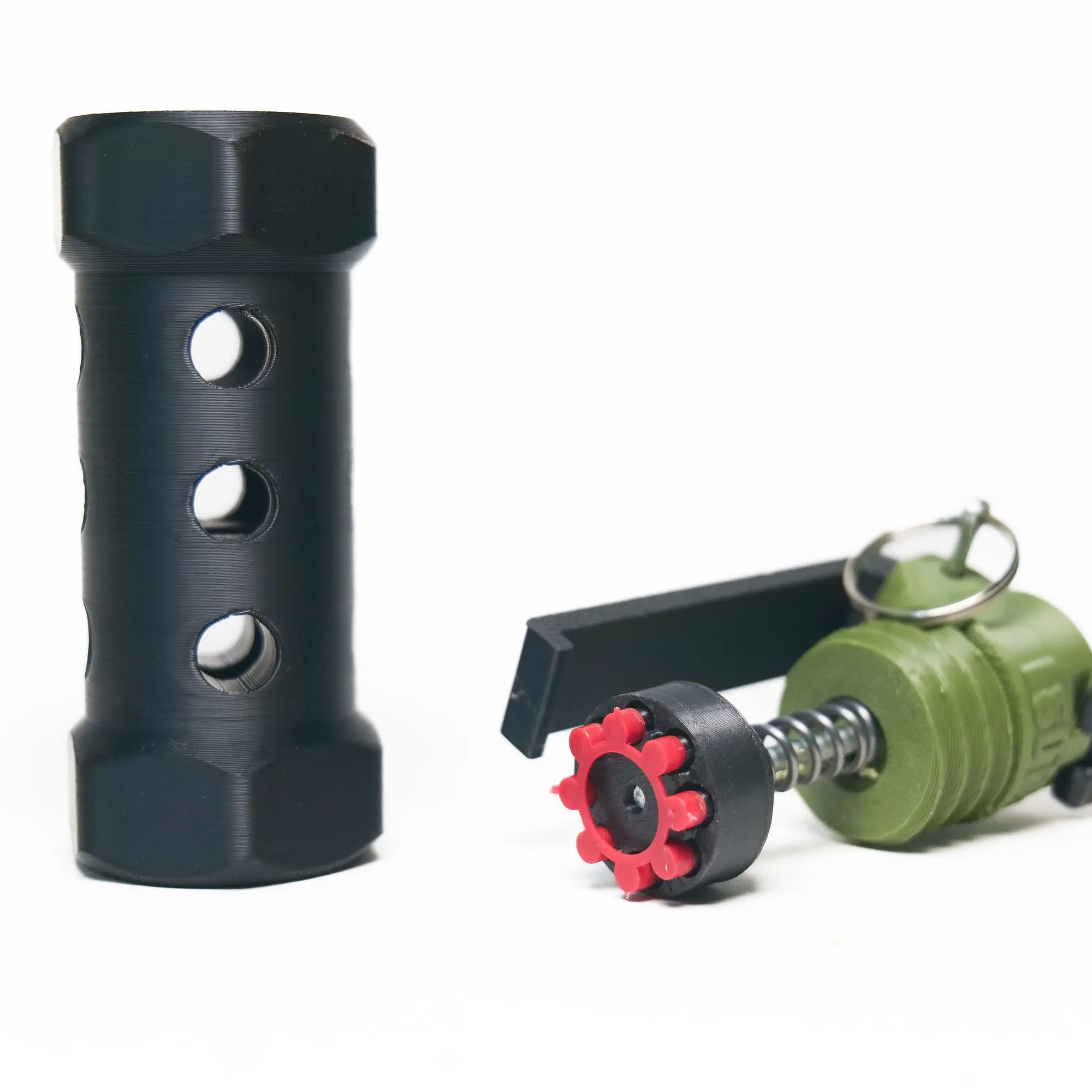 Outdoor Portable EDC High Decibel Training Sound Prop Shock Boom Keychain Creative Gifts Toy