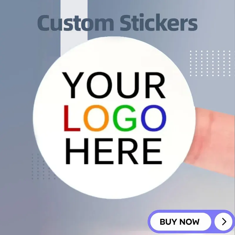 

Custom Stickers - Upload Your Design or Logo Online for Personalized Decals, Gift Labels & Event Decor. Easy to Create, Vibrant