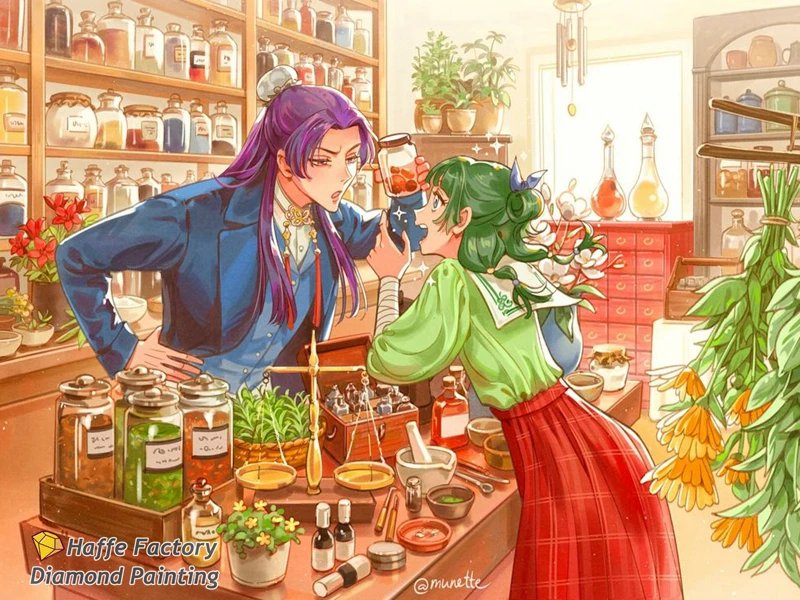 The Apothecary Diaries Anime Diamond Art Painting Maomao And