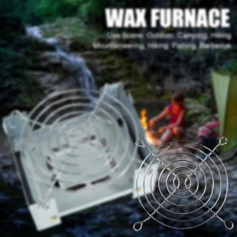 

【Peace】Mini Grilling Mesh Outdoor Alcohol Stove Mini Foldable Solid Stove Portable Camping