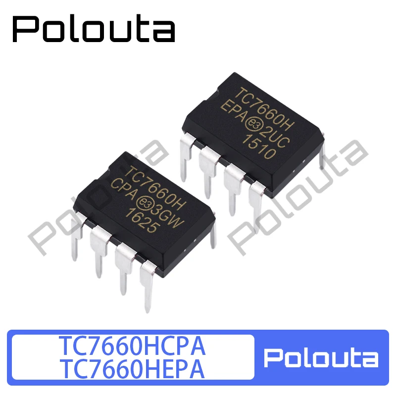 2Pcs TC7660HCPA TC7660HEPA TC7660H DIP-8 MCU Chip Polouta