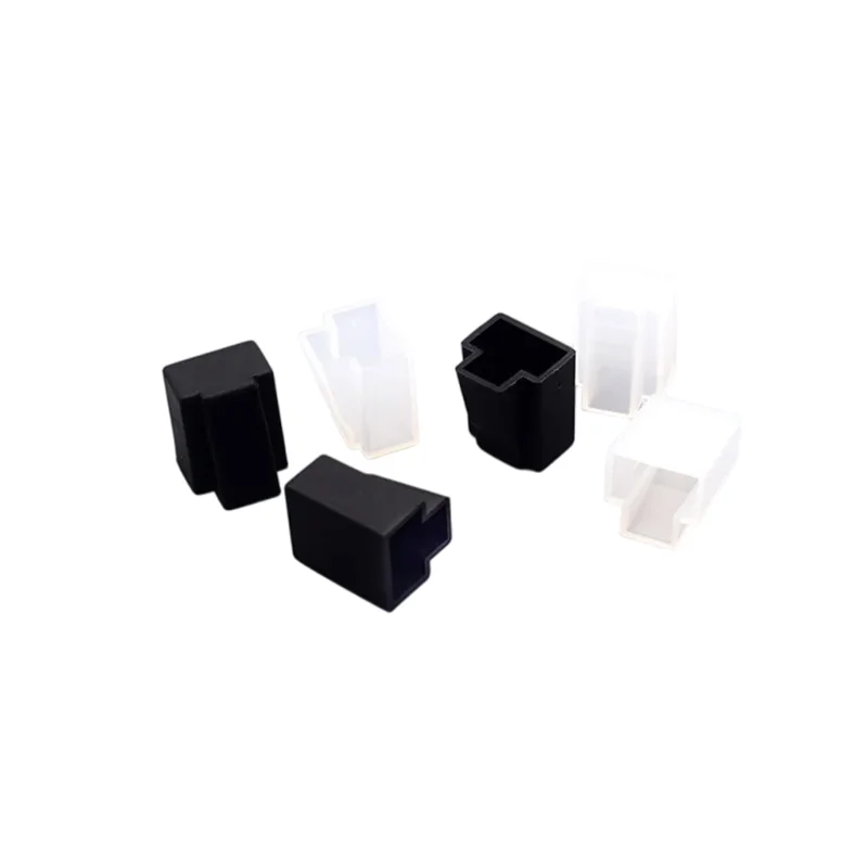OULLX RJ45 Ethernet Connector Cust Cover Network Plug Cover Cap Hat for Cat5e Cat6 Cat7 Protector RJ45 Plug Case Lan Protector