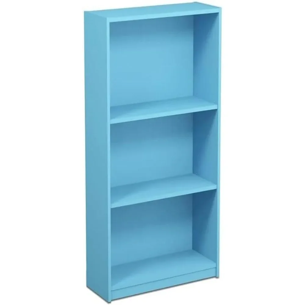 

JAYA Simple Home 3-х уровневый книжный шкаф с регулируемой полкой, светло-голубая книжная полка