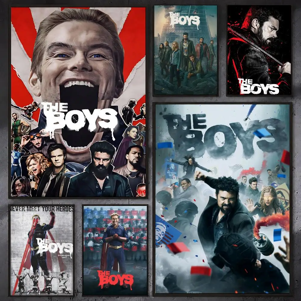 The B-Boys TV Show Cool Poster Waterproof Sticky Wall Art Print For Bedroom Living Room Hallway Bar Home Decor