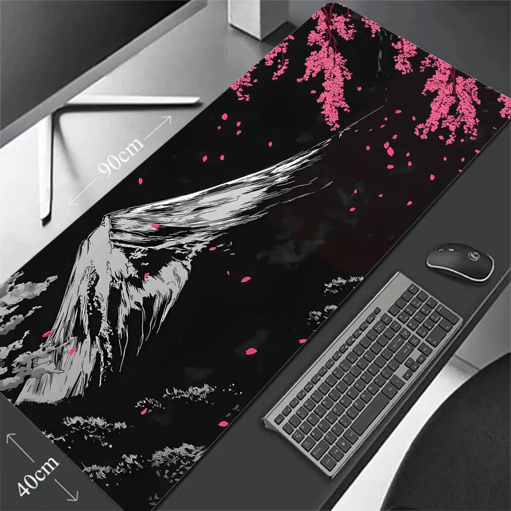 

Большой коврик для мыши Mount Fuji, офисный коврик, резиновый противоскользящий коврик для мыши в стиле ретро, настольный коврик, аксессуары для ПК, настольные аксессуары.