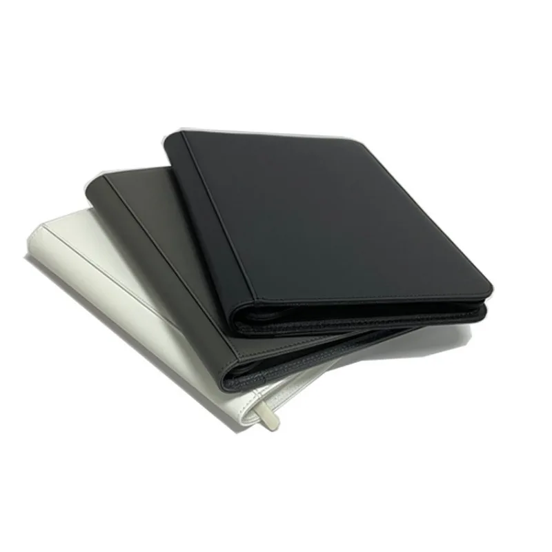 Nova tendência Toploader Binder contém 360 Toploaders 9 bolsos Top Loader Álbum Carga lateral para cartões comerciais em 3x4''Toploaders MTG/TCG