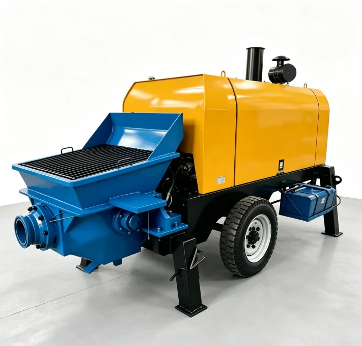 Factory Concrete Pump Concrete Conveyor Construction Concrete Vertical Conveying Pumps with Steel Pipes