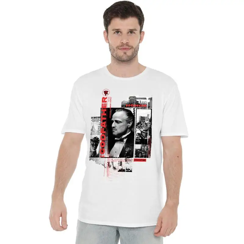 

Godfather Don Collage T Shirt S 2Xl White