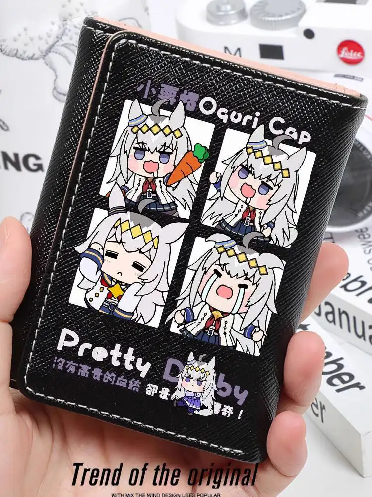 Jockey Girl Merchandise Little Chestnut Hat Cute Cartoon Wallet Card Holder Two-In-One Short Style For Boys And Girls Students