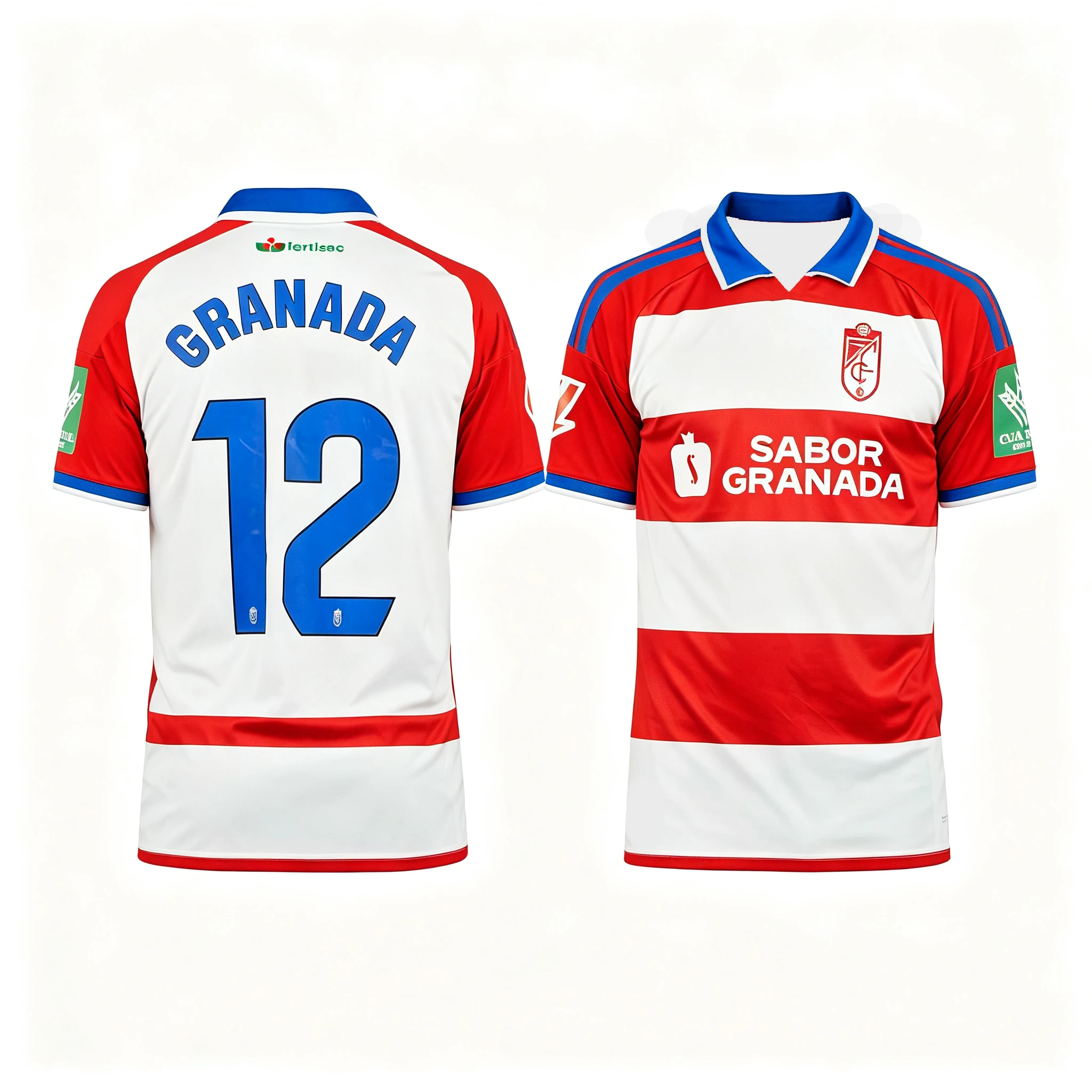 Granada Fußball Trikots Saison 26-27 Atmungsaktiv Schnelltrocknend Bequem Outdoor-Sport Familien-Partnerlook Y2K T-Shirt – Detail 3