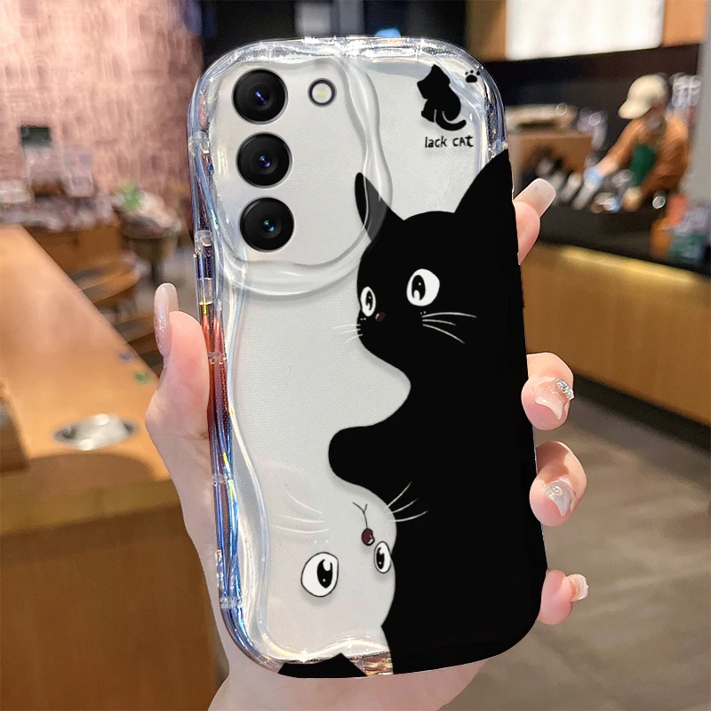 Animal Cat Dog Soft Case for Samsung Galaxy S24 S23 S22 S21 Ultra Plus S20 FE A73 5G A72 A71 A54 A53 A52 A51 A50S A50 Back Cover