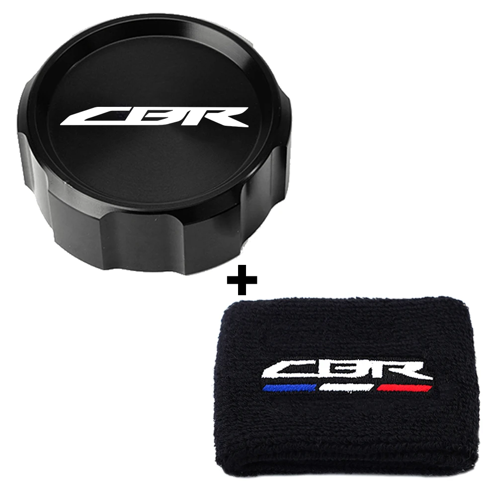 For HONDA CBR600RR CBR1000RR CBR 600 1000 RR 2004-2024 2018 Motorcycle Front Brake Fluid Reservoir Cap Cover Sock Oil Filler Cap