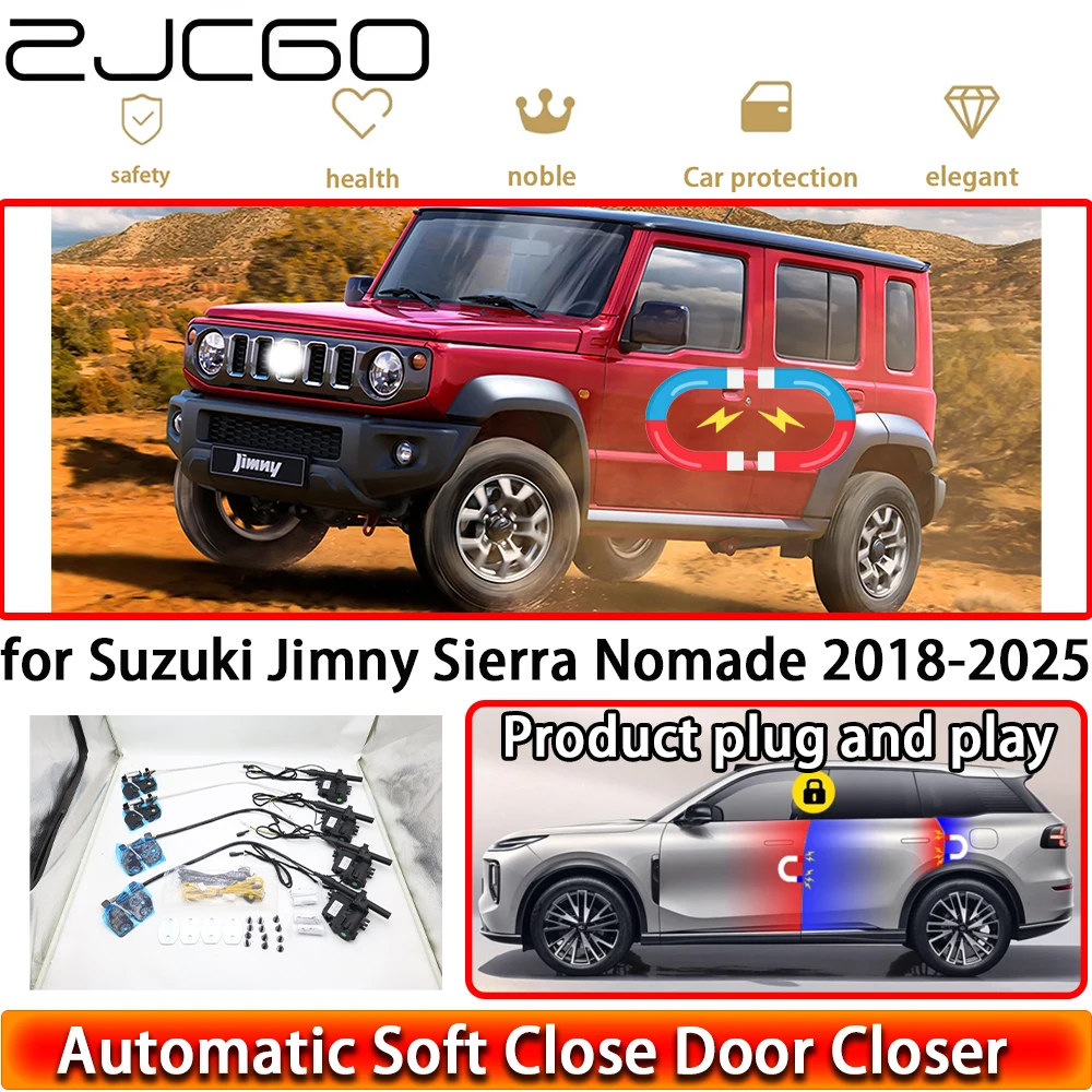 

for Suzuki Jimny Sierra Nomade 2018-2025 Soft Close Door Kit Power Closing Latch System Auto Pull Door Easy Close Plug & Play