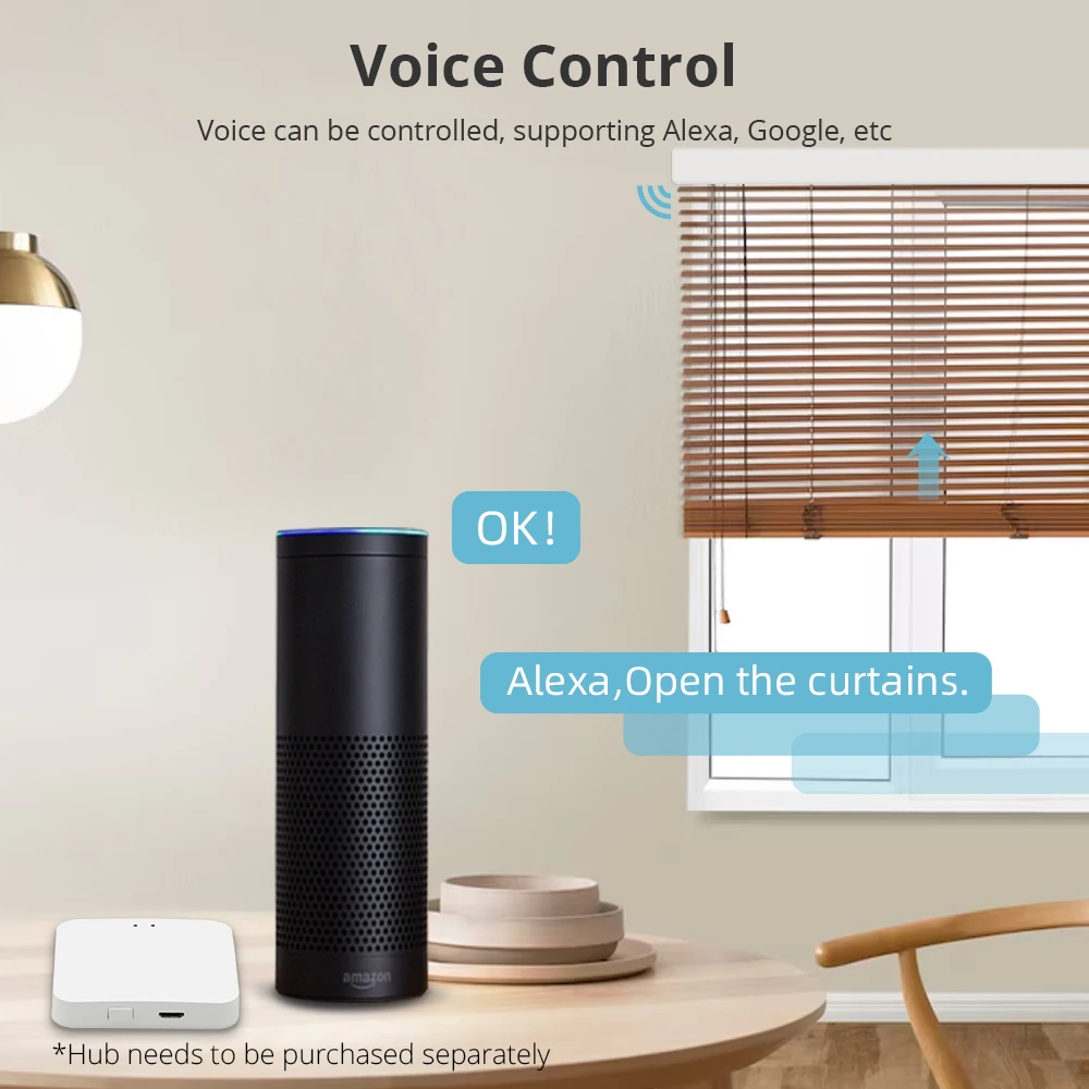 Zemismart Tuya Zigbee Roller Shade Motor 38mm Tube motore elettrico asta otturatore Alexa Google Home Voice Control Smartthings