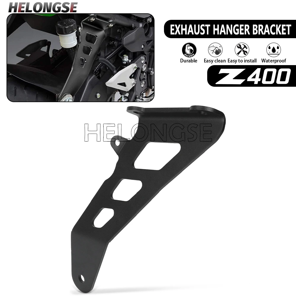 

For Kawasaki Ninja 500 Ninja500 2024 2025 2026 Z500 Z 500 Motorcycles Accessories Exhaust Hanger Bracket Ninja400 Z400 2018-2023