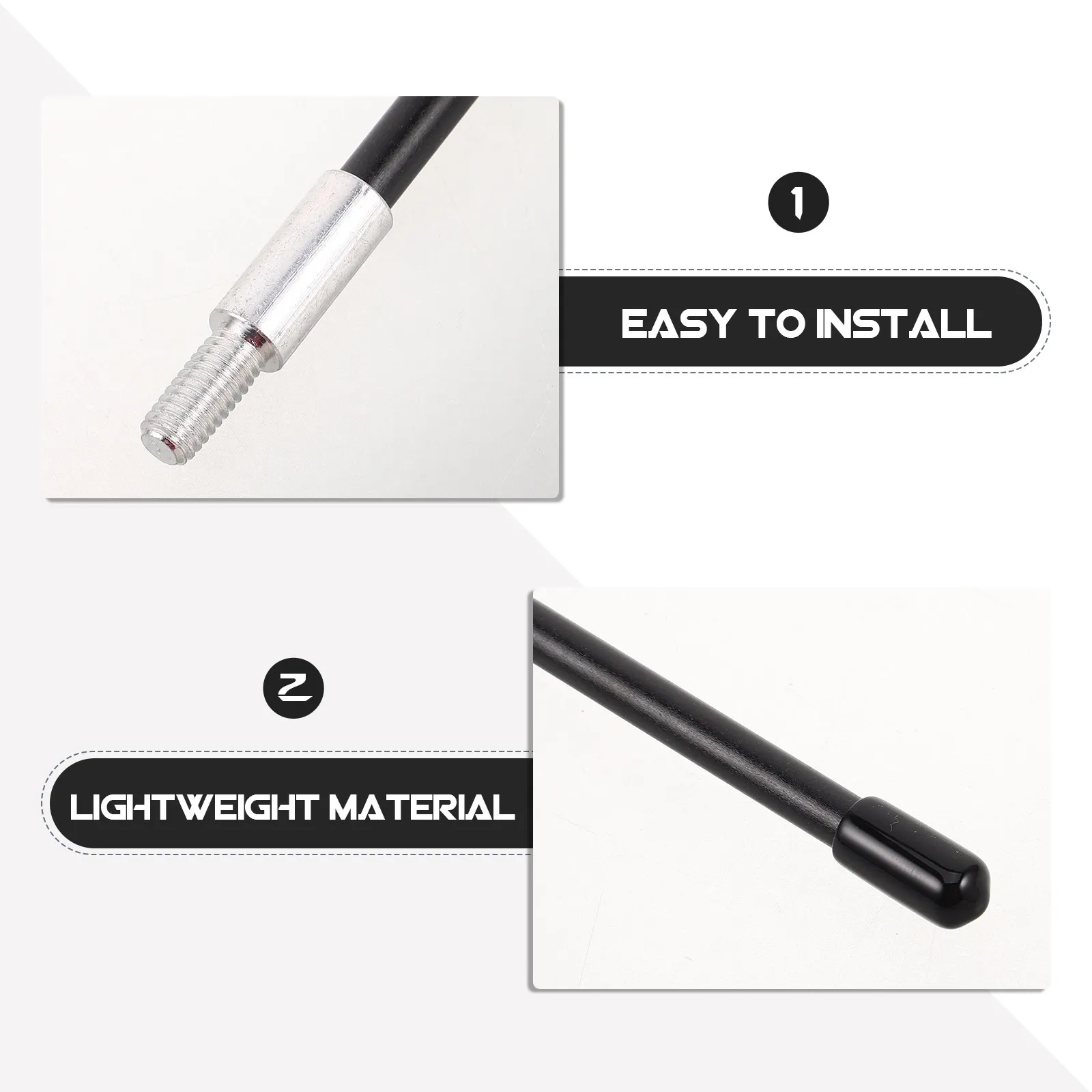 Metal Resistant Car Roof Flagpole Heavy Duty Holder Car Flag Pole For Outdoor Events Advertising Racing Vehicle view 5