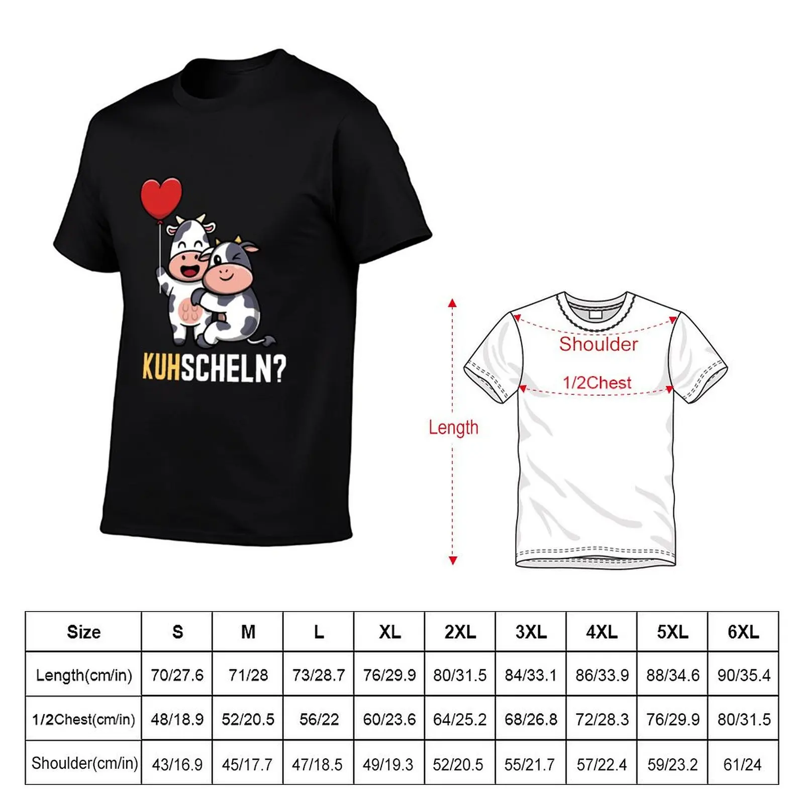 Kuhscheln Kuh Comic Landwirt Bauer Geschenk Bauernhof T-Shirt No Iron Casual Short Sleeve Top