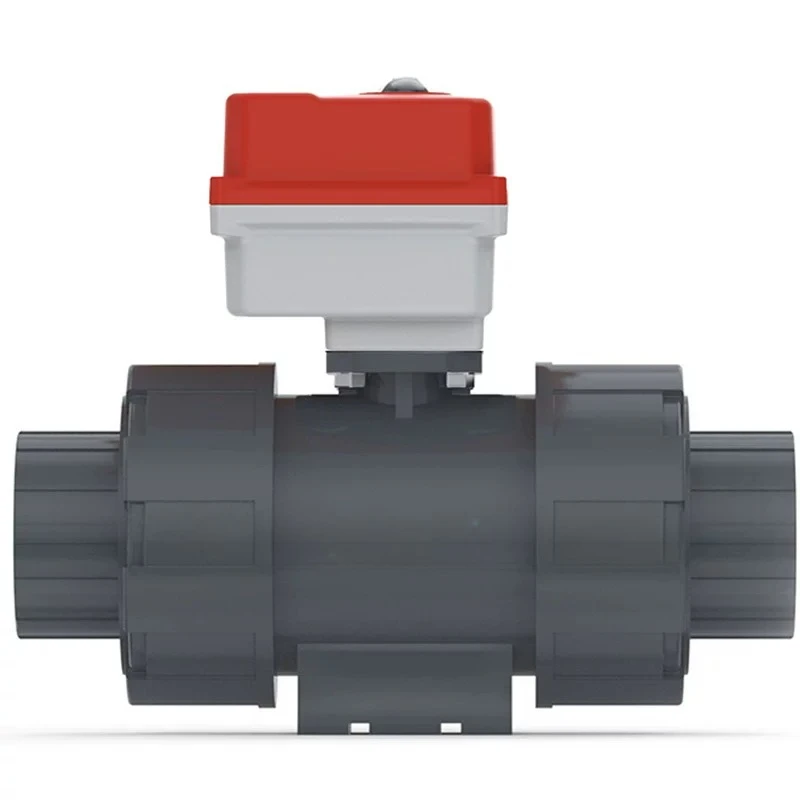 

Electric two-way valve, water pipe automatic 220v corrosion-resistant acid and alkali-resistant water ball valve 24v