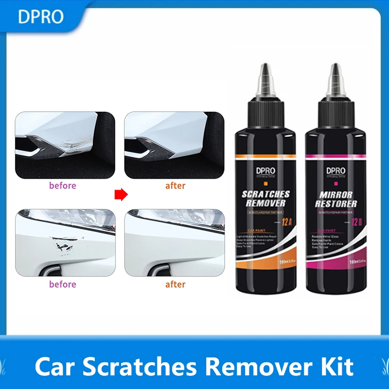 Car Scratch Remover Polish Complete Kit Scratches Car Paint Repair Paint Care Auto Detailing Vehicle Accessories DPRO S12