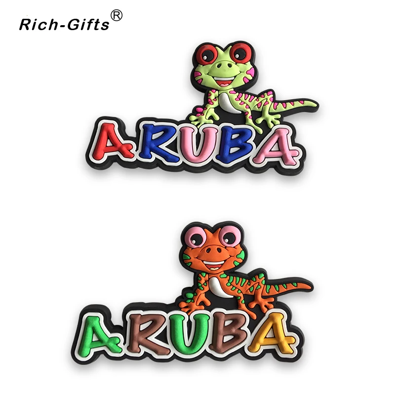 Aruba PVC Rubber Tourist Souvenir, Personalized Fridge Magnet, Top Selling