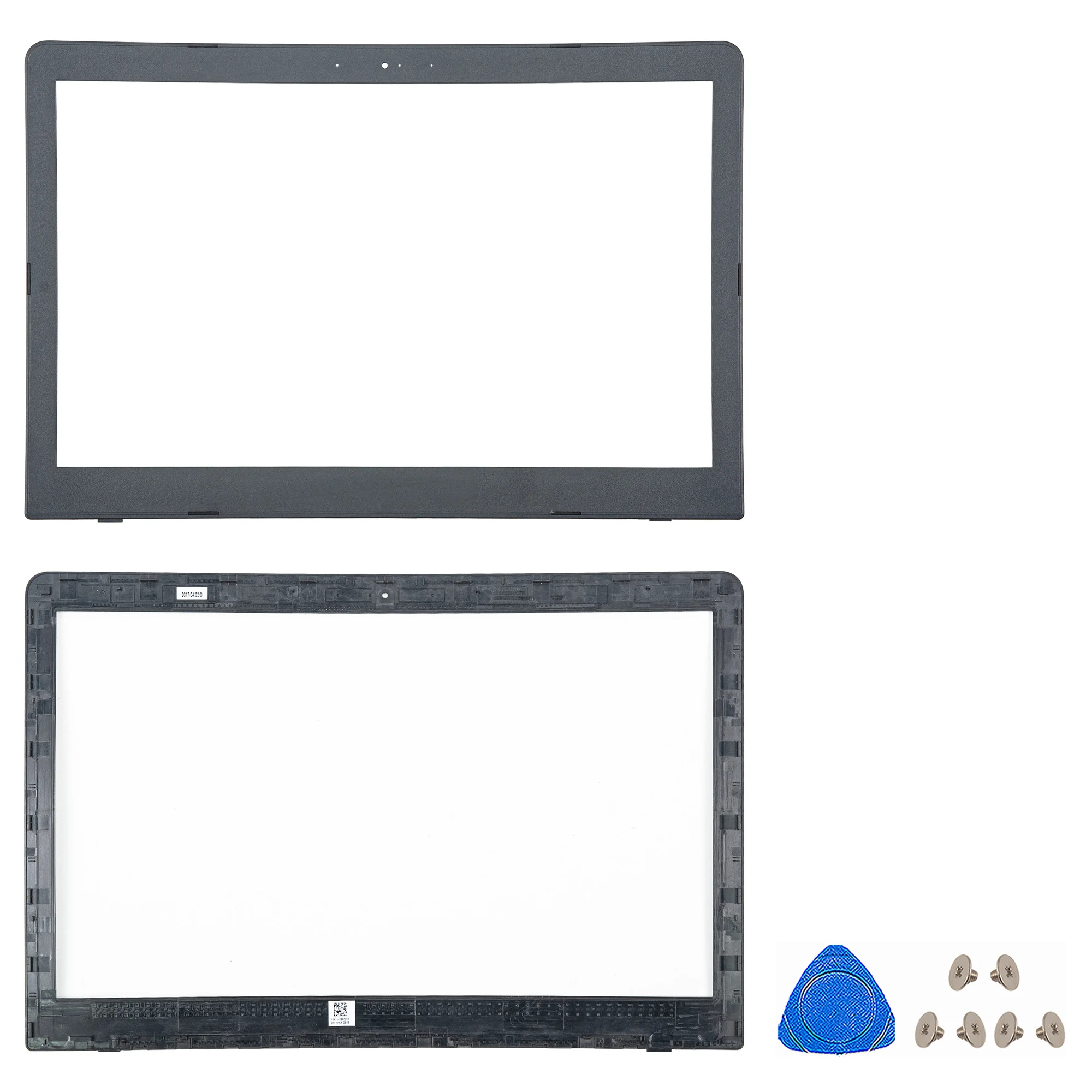 Imagem -04 - Capa para Asus N580 N580g N580v X580v N580vd X580ve X580vd N580ve Plástico Lcd Capa Traseira Moldura Dobradiças Japa de Dobradiça Substituição