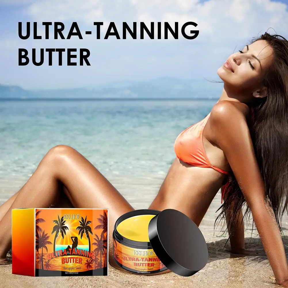 Tanning Skin Gel Cream Deep Tanning Long-lasting Moisturizing Quick Absorption Antioxidant Repair Gentle Formula Skin Care