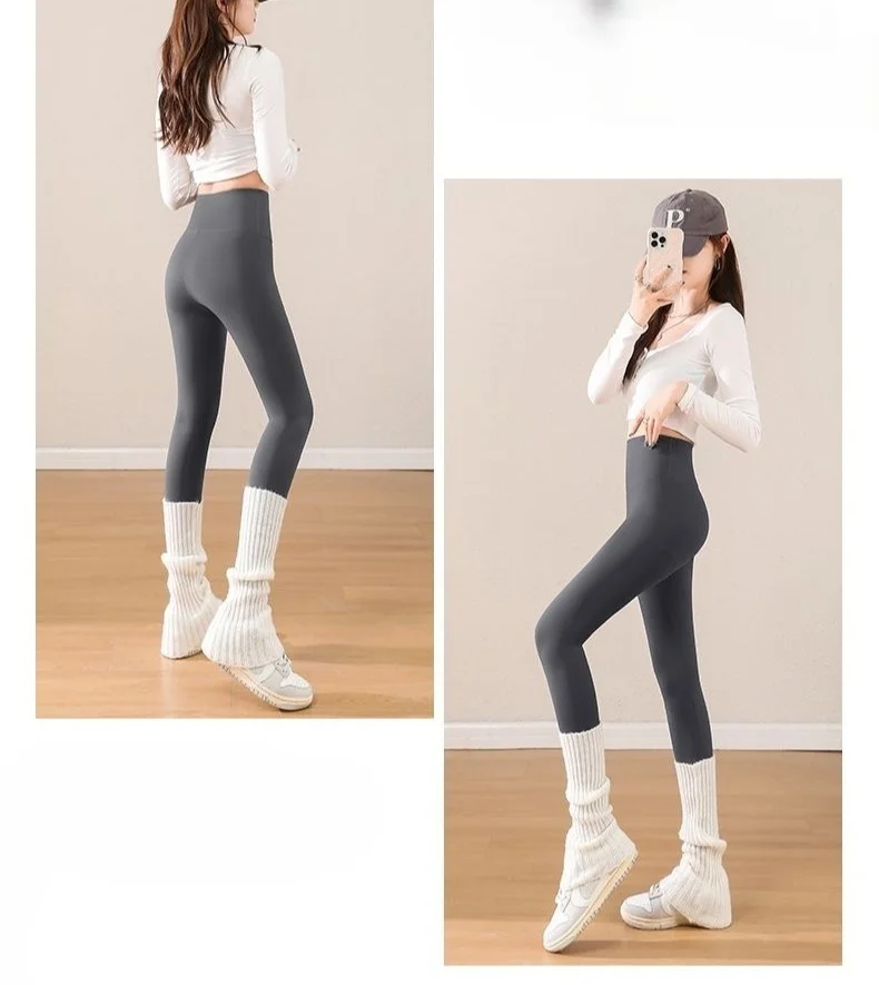 Pantaloni da yoga extra slim da donna con motivo curvo vintage fluorescente da donna in cotone al ginocchio in pizzo medio raccolto sollevare vestire le gambe a fessura divertenti