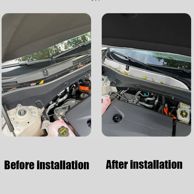For Buick Electra E7 2026 Front engine compartment dust protection cover made of stainless steel material