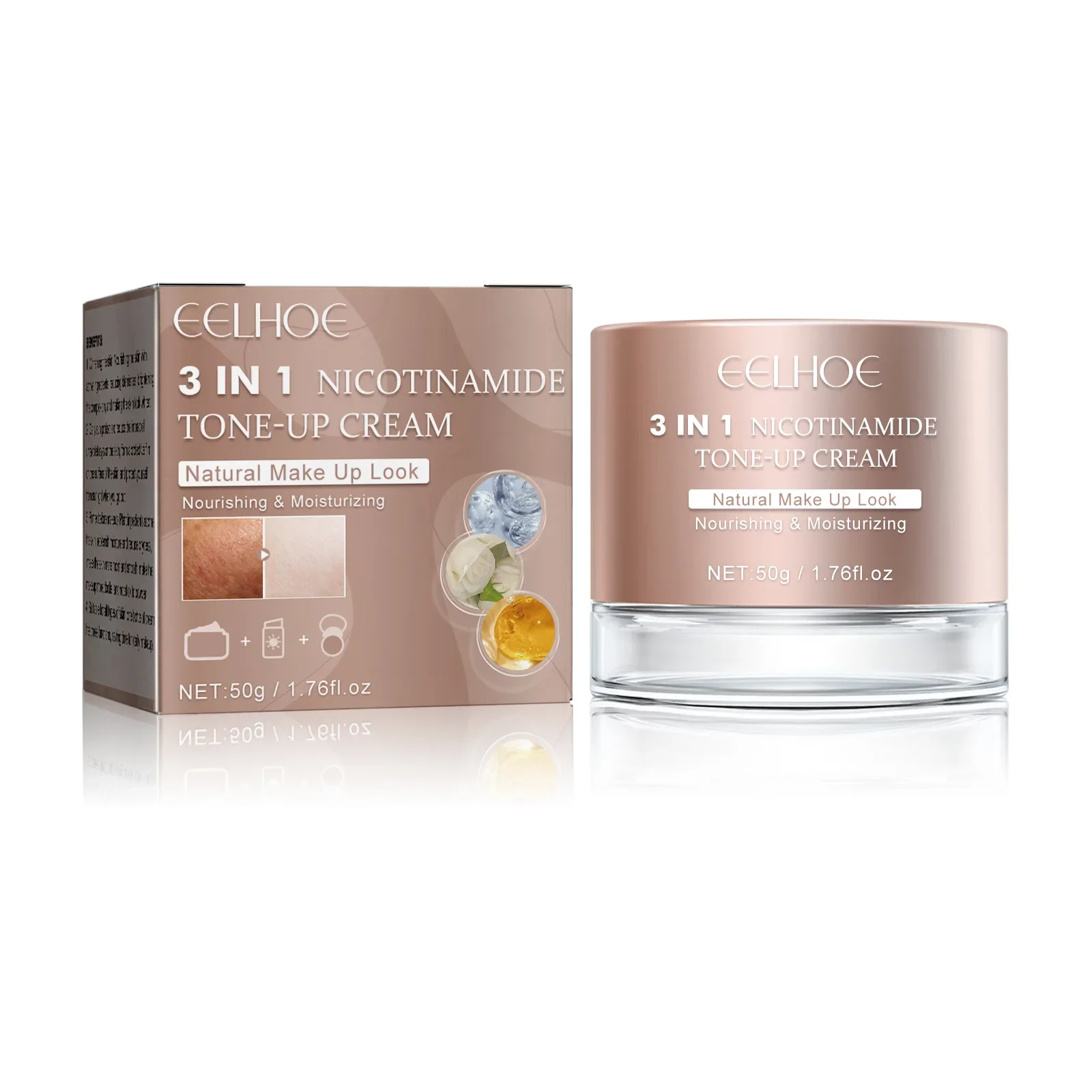 

Sdotter New Tone Up Face Cream Moisturizing Waterproof Cover Blemishes Concealer Brighten Skin Tone Whitening Foundation BB Crea