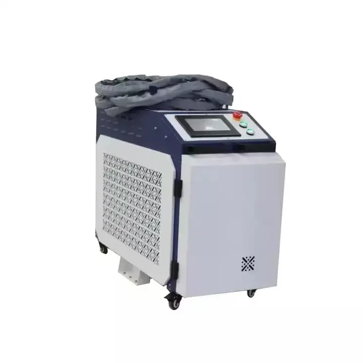 1000W 1500W Small Head Paint Rust Removal Laser Cleaning Machine for Metal Oil Steel Painting Car Parts Clean Wash Washing