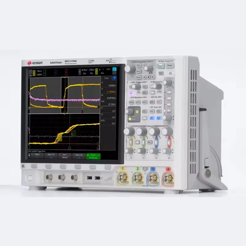 Keysight Bandwidth of 1.5 GHz 4 analog channels 16 digital channels MSOX4154A mixed signal oscilloscope