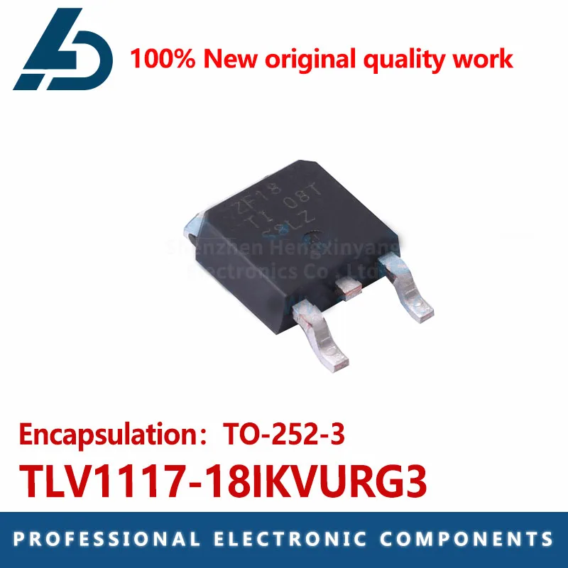 TLV1117-18IKVURG3 package TO-252-3 low voltage differential regulator 1.8V 800MA