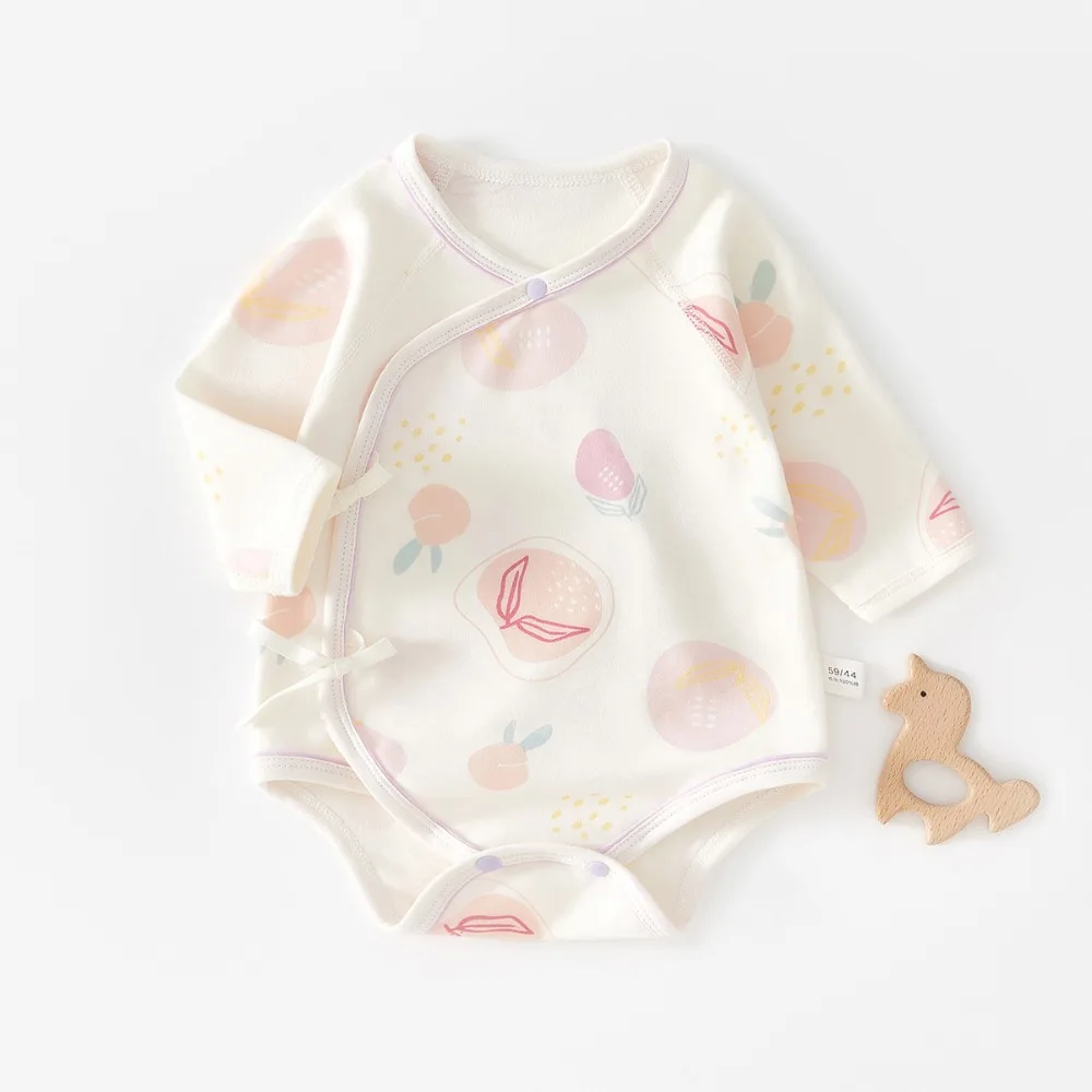 Plant Printing Baby Romper Newborn Soft Cotton Long Sleeve Bodysuit Spring Summer Clothes One Piece Outfits Infant Jumpsuit