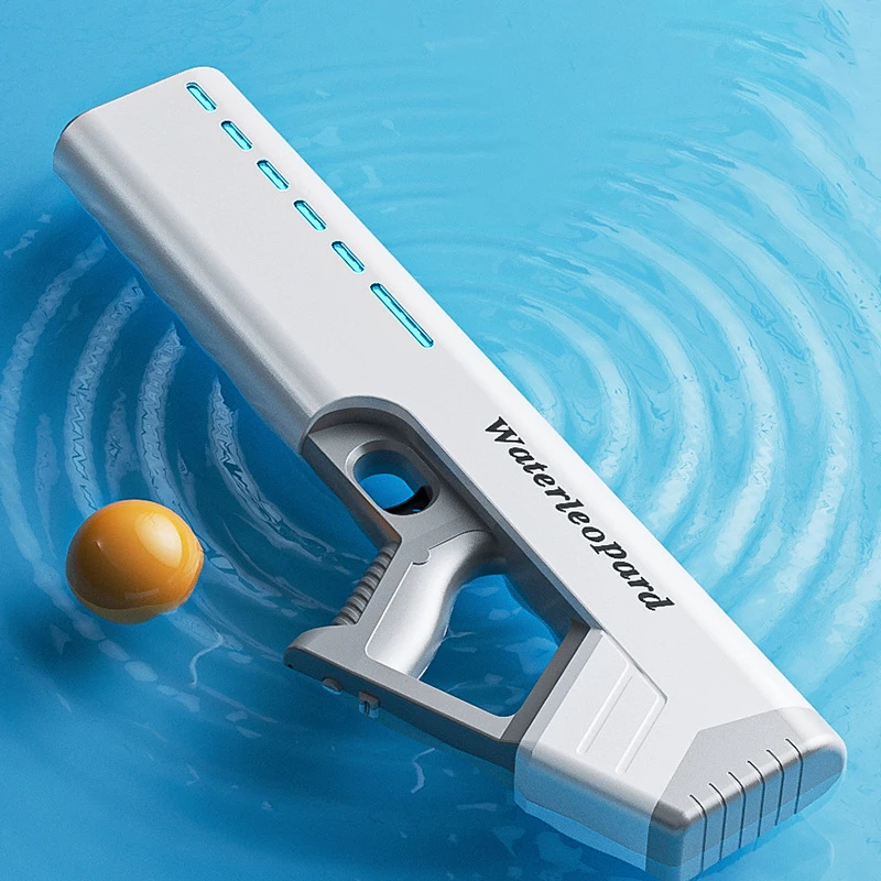 2024 Electric Repeated Water Gun Children's Outdoor Water Playing Toy Fully Waterproof Automatic Water Absorbing Lamp Dropship