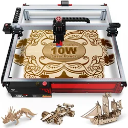 TwoTrees TS2 Laser Engraver Laser Printer Cutting Tools For Acrylic MDF Wood Metal Engraving Size 450x450mm With Safety Switch