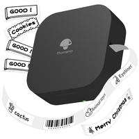 [New] Phomemo Q30 Portable Mini Label Maker Wireless bluethooth Handle Label Printer Tape Included Multiple Template Black