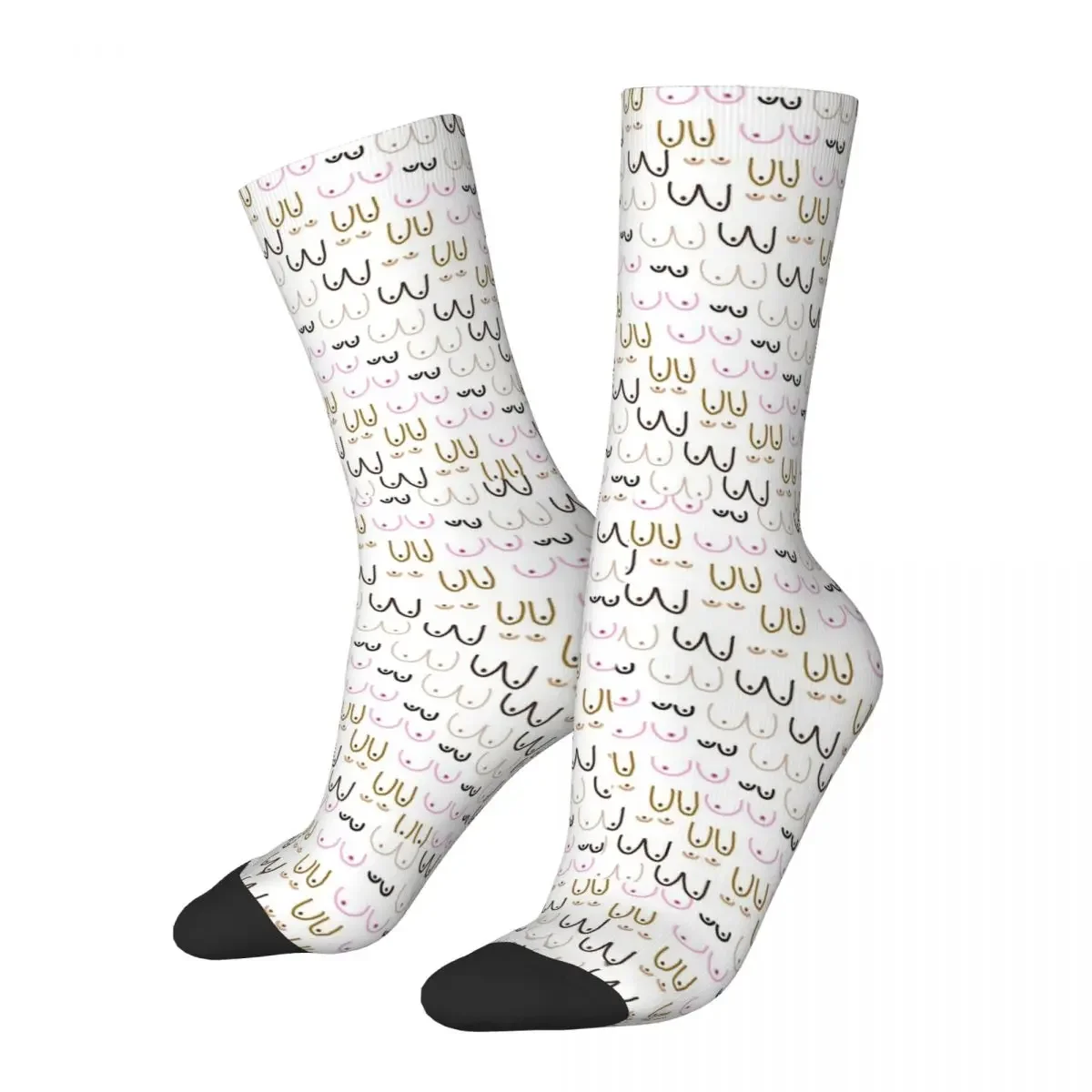 Boobies Socks Harajuku High Quality Stockings All Season Long Socks Accessories for Unisex Gifts