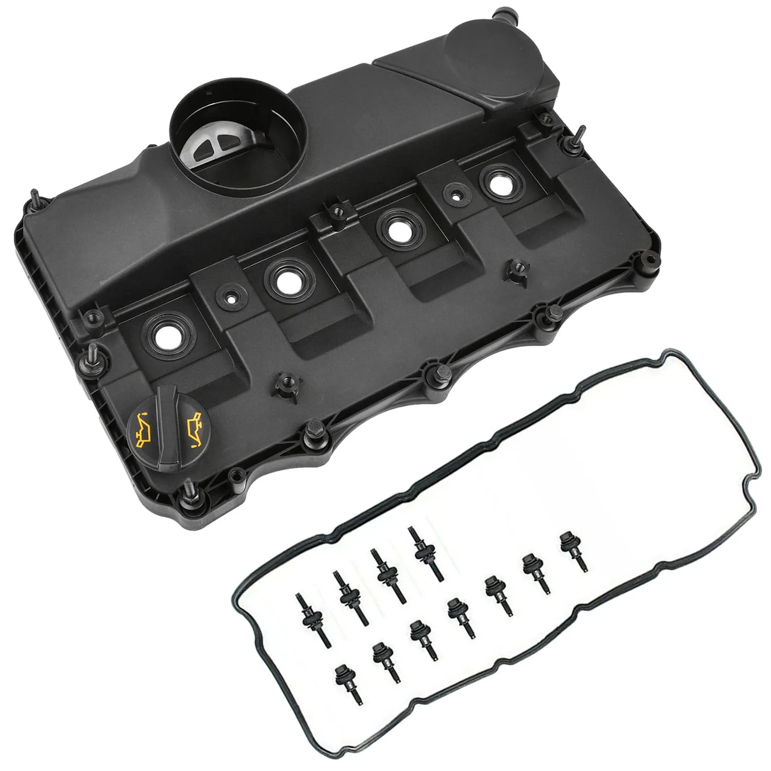 

Cylinder Head Cover Valve Rocker Arm Cover With Gasket For 2.2 HDi Citroen Jumper 2006- Fiat Ducato Peugeot Boxer 9659489880