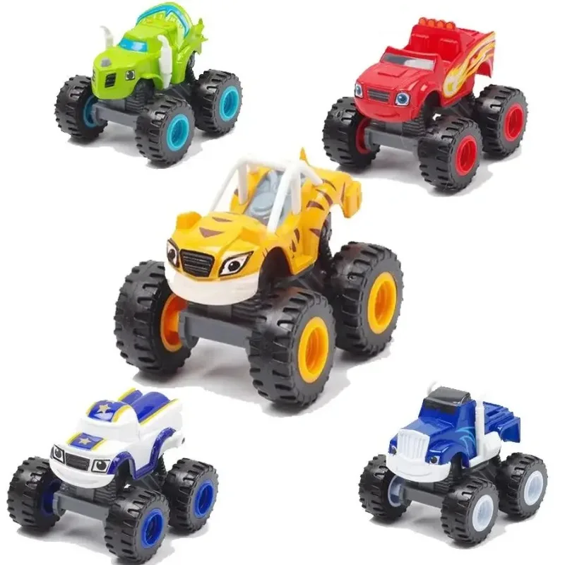 Fiamma e macchina Monster Car Toys Russian Crusher Truck Vehicles Figure Blaze Toy Blaze The Monster Machines regali di compleanno