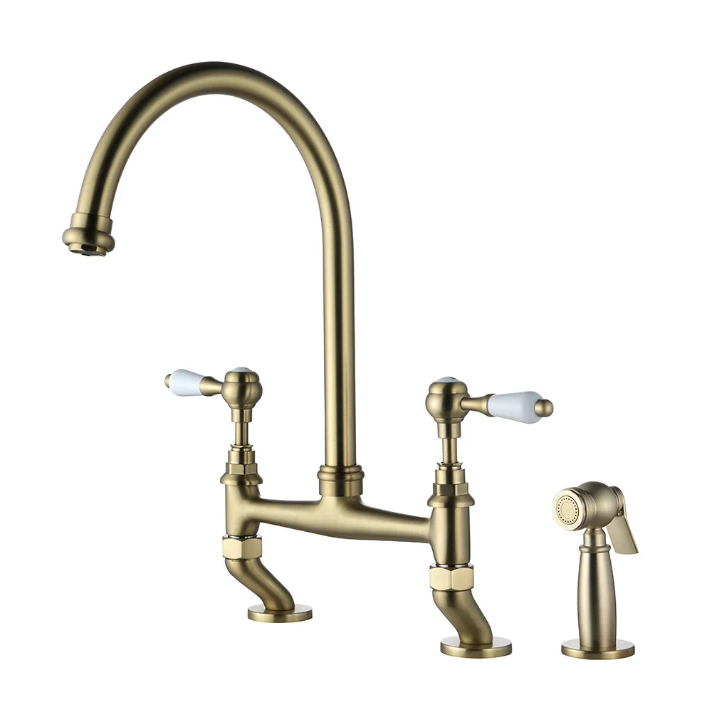 

Выдвижной кухонный смеситель, однорычажный вращающийся смеситель для горячей и холодной воды, золотой, широко распространенный смеситель для раковины, нержавеющая сталь