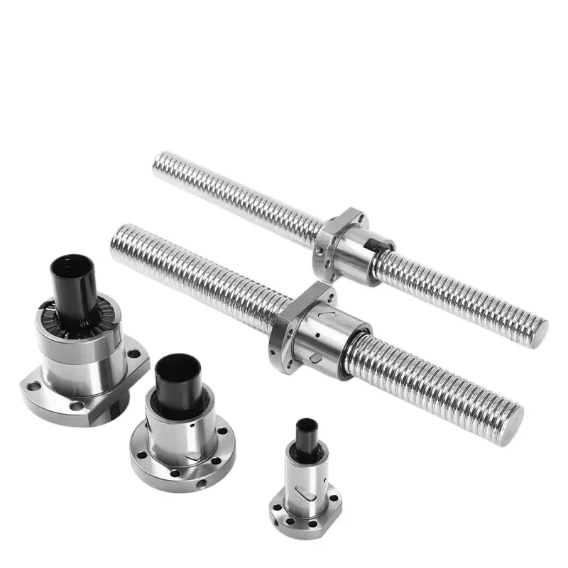 Preloaded Anti-Backlash Nut Ball Screw BSHR Series Precision Positioning Power Screw Drivers Bearing for Optimal Performance