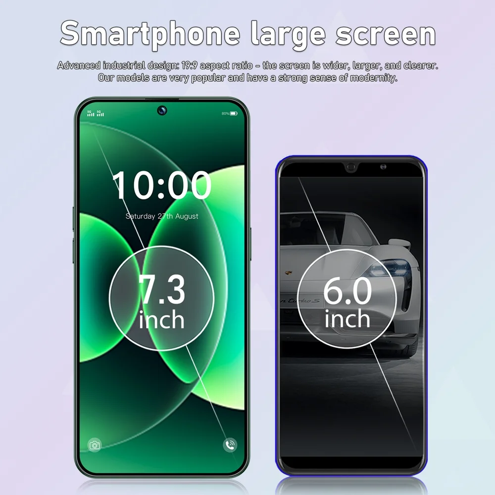 K-Touch M18 Pro Max Smartphone 5G 7.3inch Full Screen 7800mAh Mobile Phones Android Cell Phone 5G Dual SIM Global Version Unlocked 22GB 2TB Smart Phones