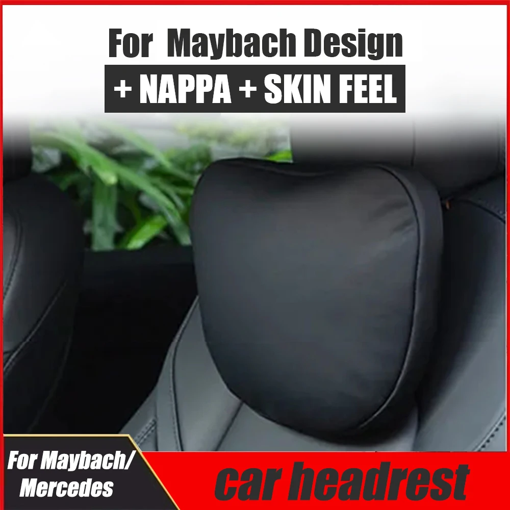 

OULEX новый 2,0 автомобильный подголовник для шеи, сиденье для Maybach/Mercedes Design S Class, мягкая универсальная регулируемая автомобильная подушка для шеи