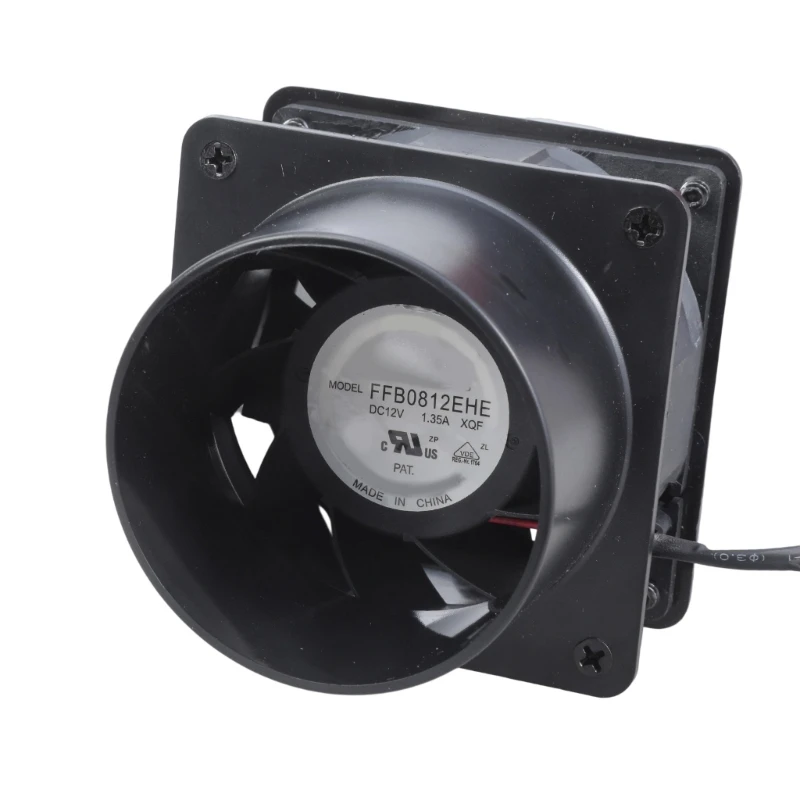 

Вентилятор 80 мм, 12 В, 1,35 А, линейный воздуховод, конструкция с двойным шарикоподшипником для тепличного домашнего животного и пайки, вытяжка дыма