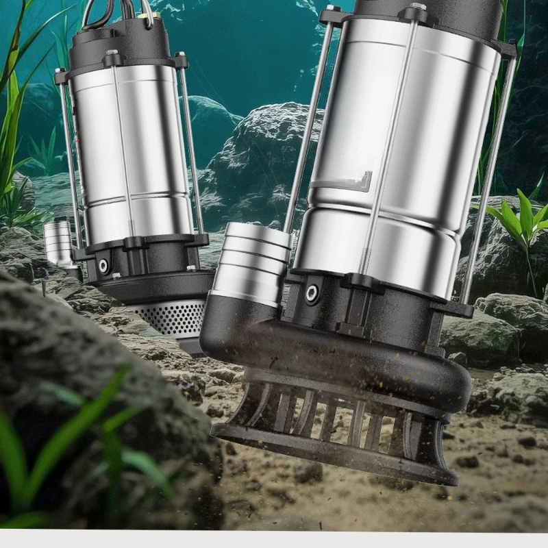 

Stainless Steel Submersible Pump 220V Household Small High Lift Pump