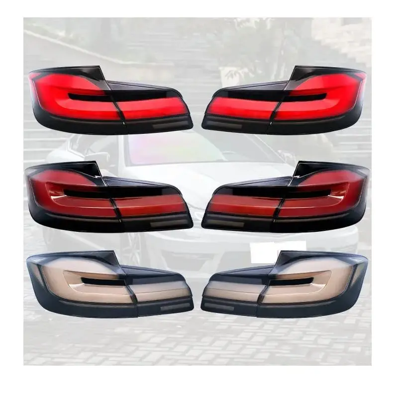 قم بتوصيل وتشغيل الضوء الخلفي F10 إلى الضوء الخلفي الجديد G30 LCI 2021 لسيارات BMW 5 Series F18 2010-2018 F10/F18 مجموعة الضوء الخلفي