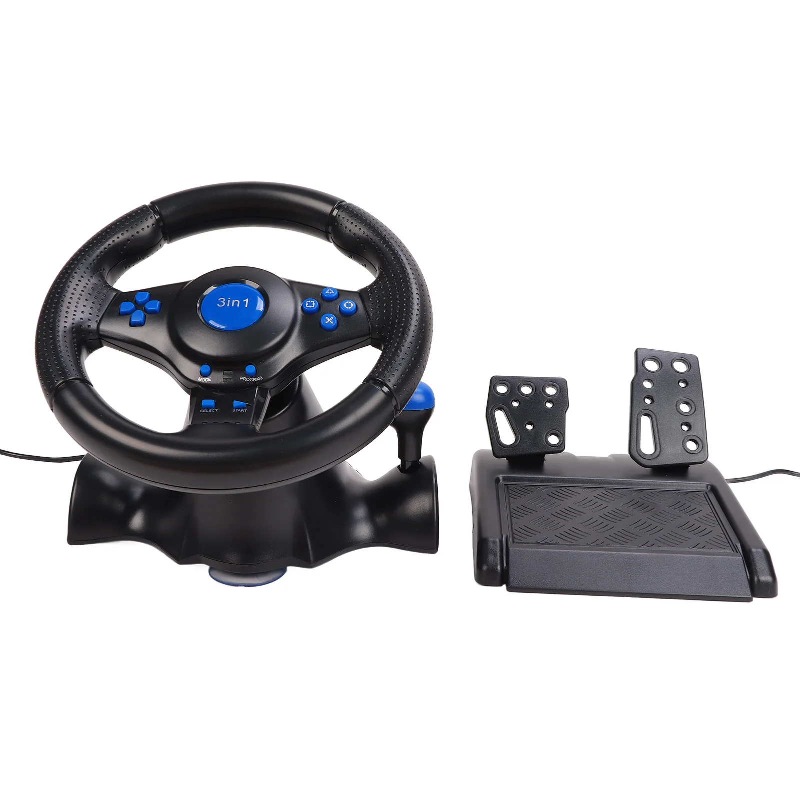 Imagem -02 - Volante Multifuncional para Jogos com Pedais Usb Game Racing Wheel 180 Graus de Rotação Sony Ps3 Ps2 pc em 1