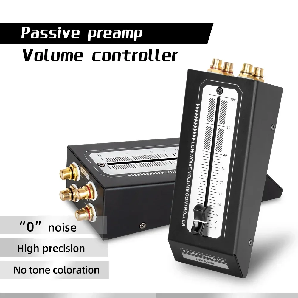 Controlador de volumen de preamplificador pasivo de alta precisión Preamplificadores HiFi que combinan con amplificadores de potencia o altavoces activos